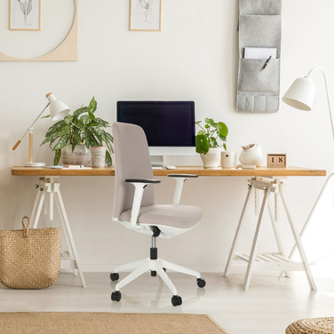 Офісне крісло / обертове крісло NESTORA тканина бежева hjh OFFICE