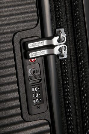 Валіза American Tourister Soundbox Spinner L, розширювана, 77 см, 97/110 л, чорна (Bass Black)