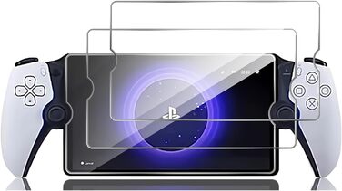 Захисне скло GIOPUEY для PlayStation Portal, 2 шт, прозоре, стійке до подряпин, олієвідштовхувальне, сумісне з чохлом