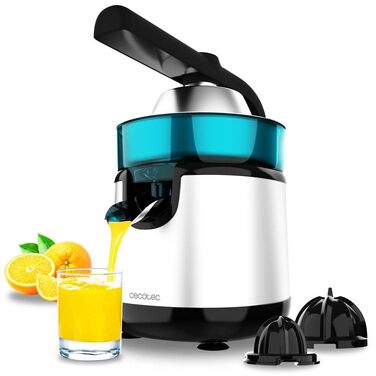Citruspresse електрична Cecotec EssentialVita Hyden 120 для апельсинів та цитрусових, 120 Вт, сталь