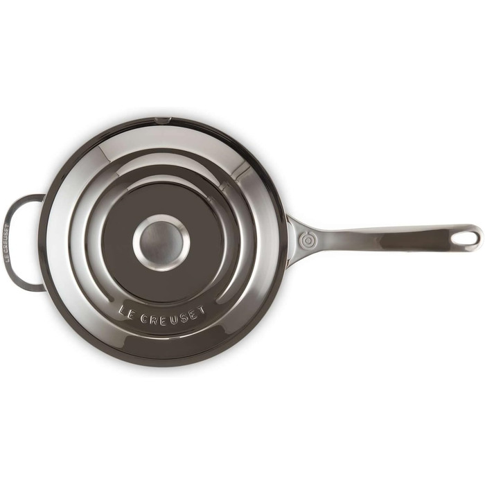 LE CREUSET Набір сковорідок з антипригарним покриттям 24 см (3 шт.) з нержавіючої сталі 3-ply PLUS