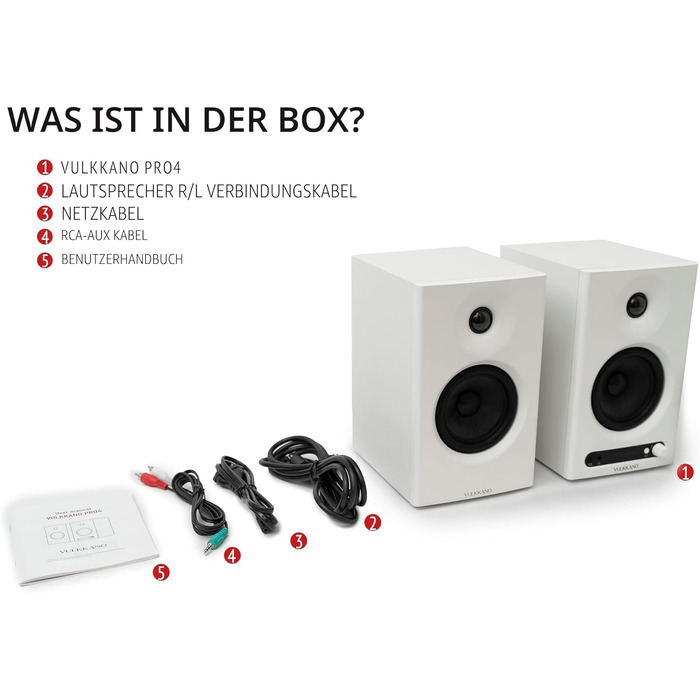VULKKANO PRO4 Студійний монітор Bluetooth, 4