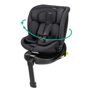Дитяче автокрісло Bebeconfort 360 i-Size RevolveFix Plus (40–150 см), поворотне, Full Black