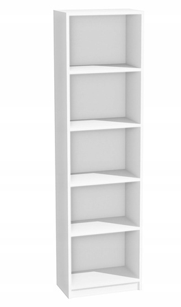 Стелаж TopEshop 50 см x 182 см x 30 см, білий