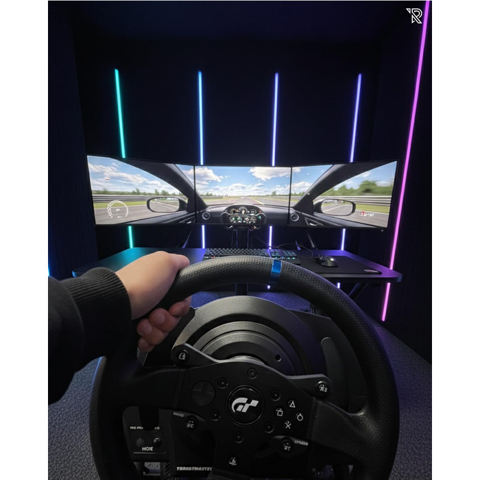 Ігрове крісло для симулятора Ranqer Racing Seat: ергономічне сидіння з екошкіри для SimRacing (PC, PlayStation, Xbox)