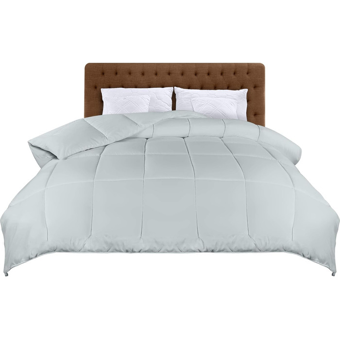Ковдра Utopia Bedding для 2 осіб, 220x240 см, білий колір, 4 пори, мікрофібра, поліестер