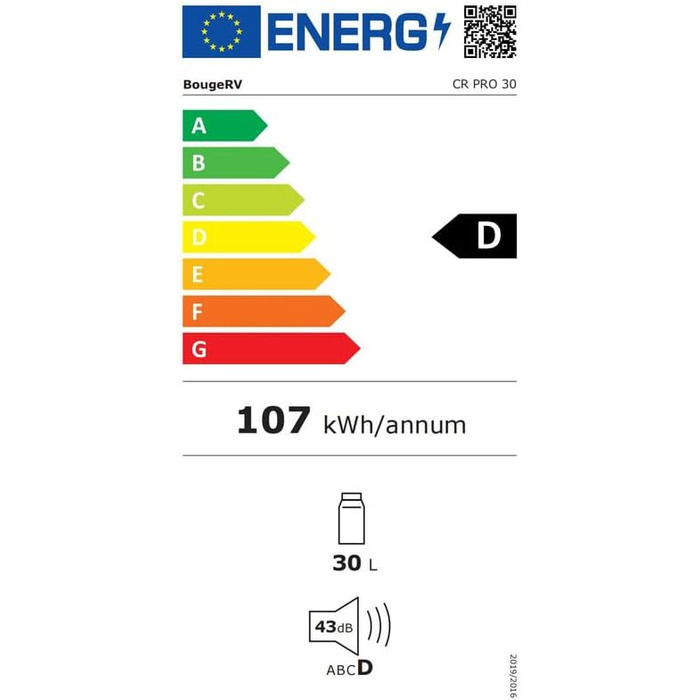Автохолодильник BougeRV CRPRO Kompressor 29L: -22°C~10°C, 12/24V DC, 110-240V AC, для автомобіля, кемпінгу, подорожей (Оновлена версія)