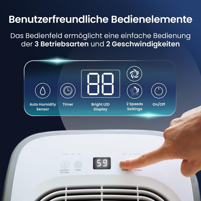 Електричний осушувач повітря Cosi Home 12L - для дому, від вологи та плісняви