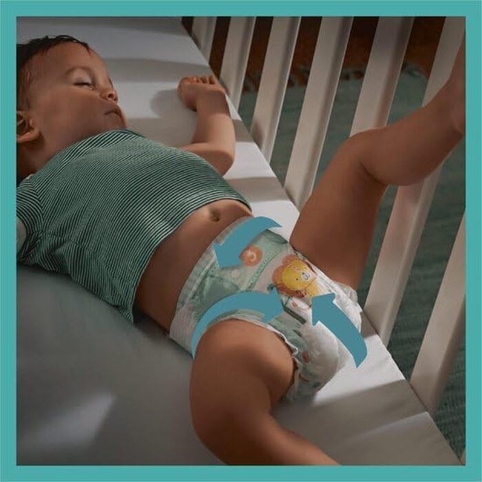 Підгузки Pampers Baby Dry розмір 8 (від 17 кг), місячний запас, 84 шт.