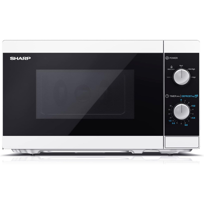 Мікрохвильова піч SHARP MS01EW 800Вт, 5 режимів, функція розморожування, біла