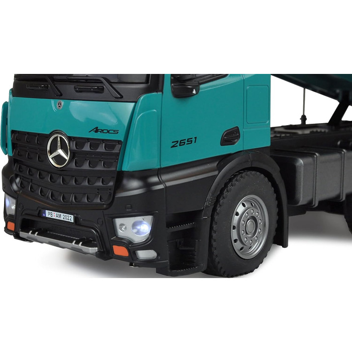 Модель автомобіля Mercedes-Benz Kipper PRO (Amewi 22533) 2.4GHz RTR, металевий кузов, бензиновий, з додатковим акумулятором
