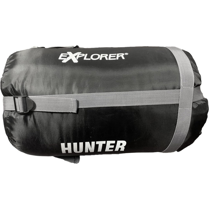 Спальний мішок EXPLORER Hunter мумія, камуфляж, до -18°C, XXL 220x80 см, для кемпінгу, риболовлі, аутдор