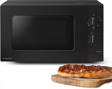 Мікрохвильова піч Panasonic NN-ST21QWEPG 20л з грилем, чорна - 800 Вт, 11 програм, LED-дисплей