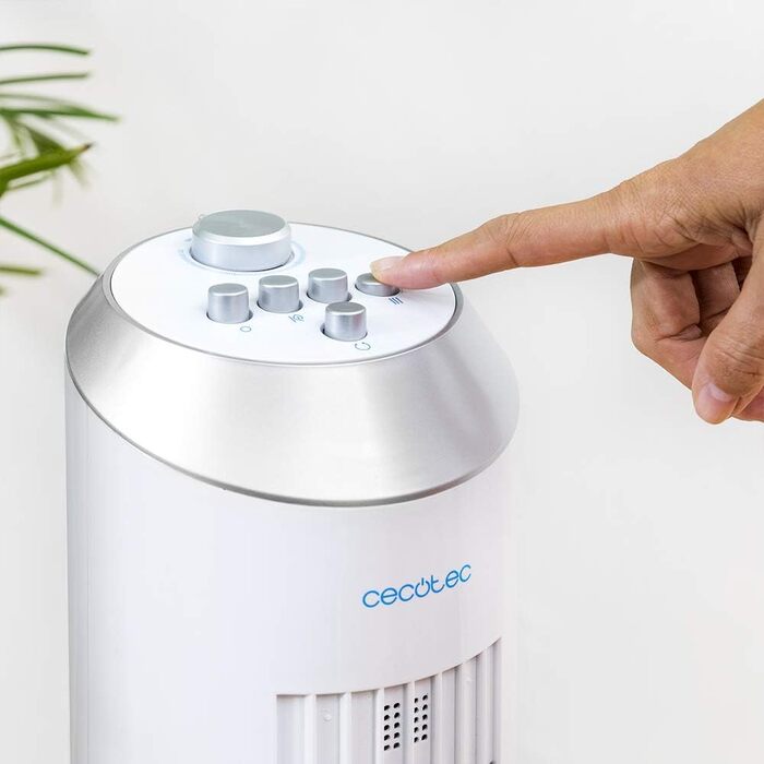 Вентилятор Cecotec EnergySilence 8090 Skyline 84 см, 60 Вт, з таймером, білий