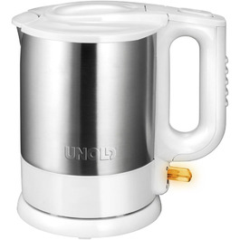 Електрочайник Unold 18010 1,5 л, нерж. сталь/білий, 2200 Вт, автоотключення, захист від перегріву, 360° база, фільтр від накипу, EU вилка