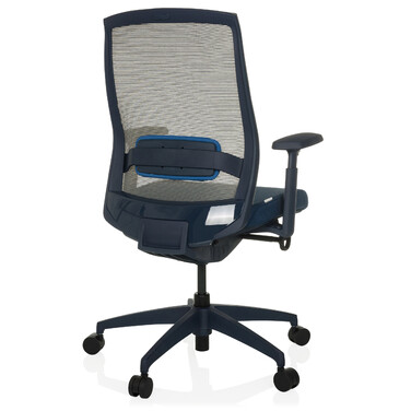 Офісне крісло / Поворотне крісло COLORE Сітка для спинки / Тканина сидіння Blue HJH OFFICE