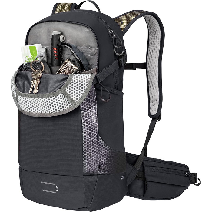 Рюкзак Jack Wolfskin Moab Jam Pro 24.5 л унісекс для туризму, універсальний розмір, колір Phantom