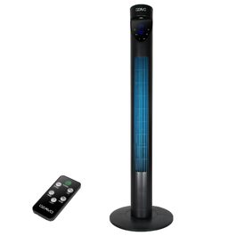 Вентилятор вежовий Turmventilator з пультом, LED-дисплеєм, 3 швидкості, таймером, 70° осциляція, 3 режими, 50W, 97.5 см, чорний