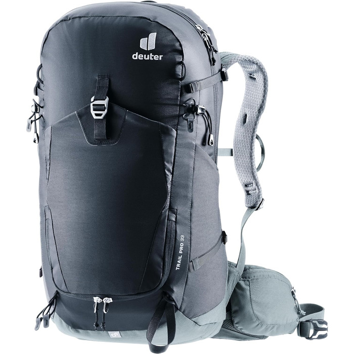 Чоловічий туристичний рюкзак Deuter Trail Pro 33 л, чорний, для хайкінгу та скелелазіння