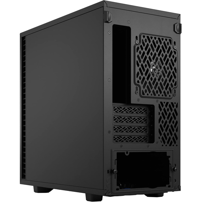 Корпус Fractal Design Define 7 Mini Black, алюміній/сталь, безшумний, Micro ATX, міні-тауер