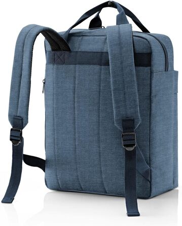 Рюкзак reisenthel allday M Twist Blue – універсальний водонепроникний для подорожей, роботи, покупок, ручна поклажа