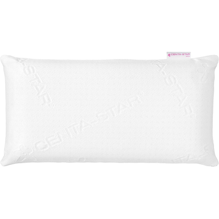 Подушка для шиї Centa-Star Comfort Soft 40x80 см, піна з ефектом пам'яті, знімний чохол, Öko-Tex Standard 100