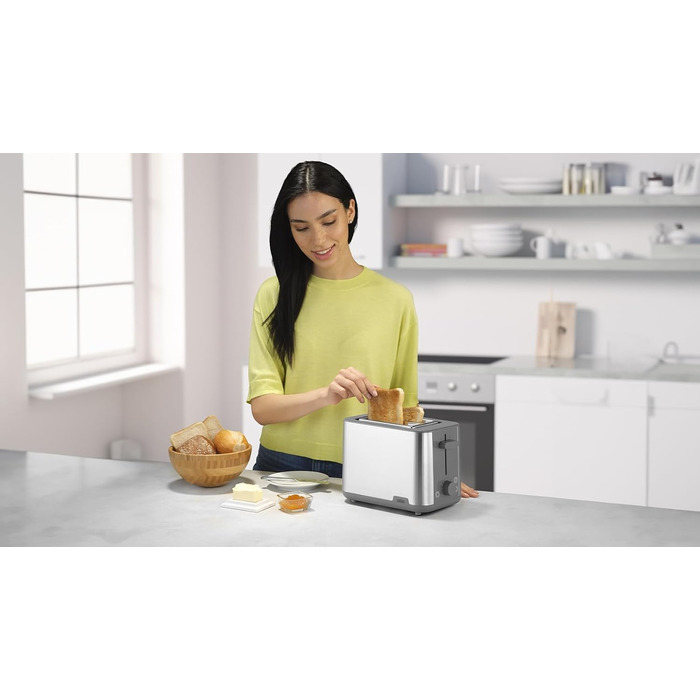 Тостер Braun PurShine HT1510 WH – 2 відділення, 8 режимів підсмажування, розморожування, підігрів, висувний піддон, 900 Вт, сірий