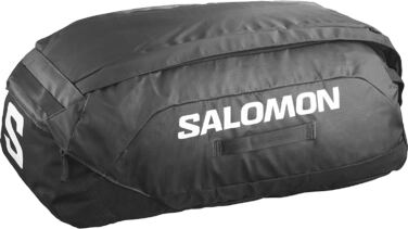 Сумка-баул Salomon Duffel 45 л для подорожей, унісекс, міцна, чорна