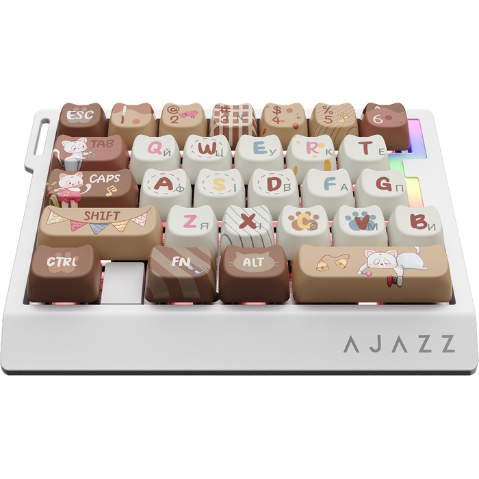 Дротова магнітна клавіатура Ajazz AK029 Meow Magnetic Switch (AK029-M-Y)