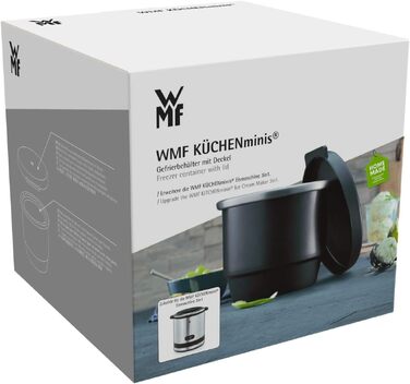 WMF Küchenminis Контейнер для заморожування з кришкою для морозива 3-в-1 (йогурт, сорбет, морозиво) 300 мл - аксесуар