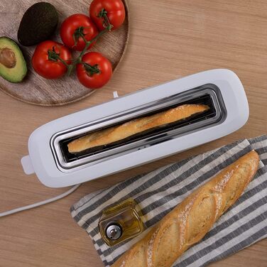 Тостер Cecotec Toast&Taste 9000/10000, білий, з широкими слотами
