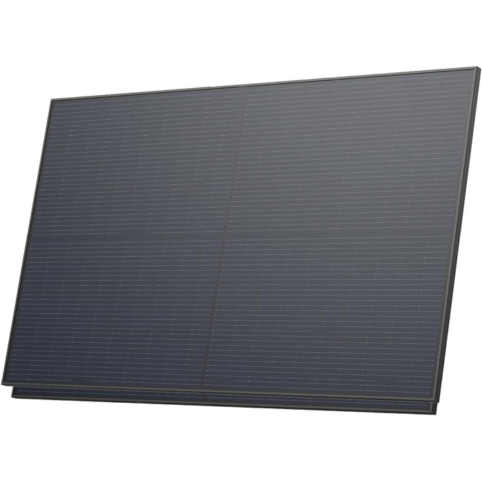 Сонячна панель Solarway 500W Full Black Bifacial Glass-Glass n-type, двосторонній фотоелектричний модуль з позитивною толерантністю (комплект 2 шт) для балконних електростанцій