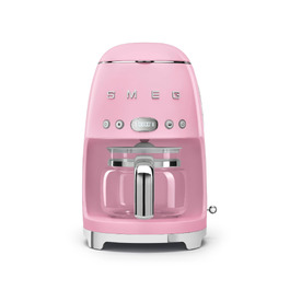 Кавоварка крапельна Smeg DCF02NBEU рожева, 12 чашок, автостарт, регулювання міцності, підтримання тепла, 1050 Вт