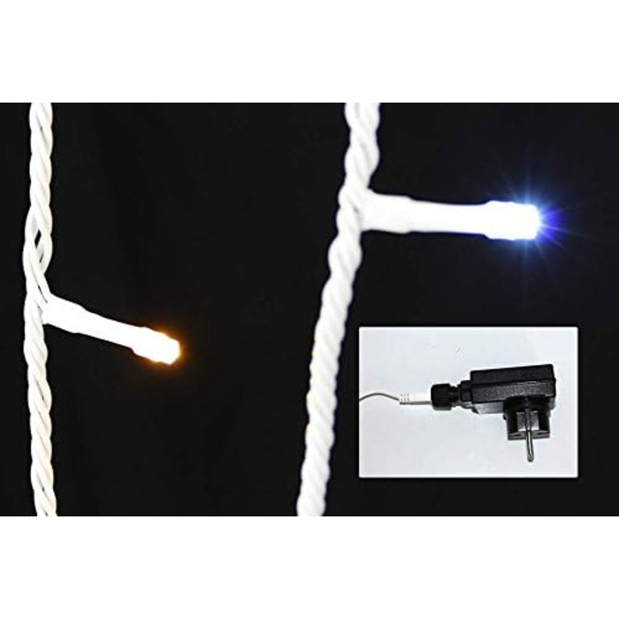 Світлодіодна гірлянда Gartenpirat 4,2 м 168 LED бурштинова, таймер, для вулиці та дому, новорічна ілюмінація