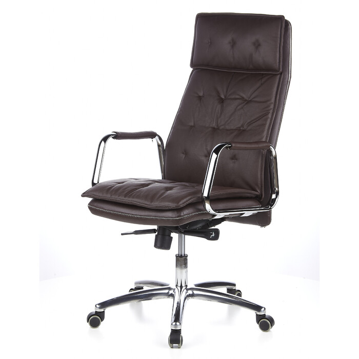 Офісне крісло / Крісло для керівника VILLA 20 Nappa Leather Brown hjh OFFICE
