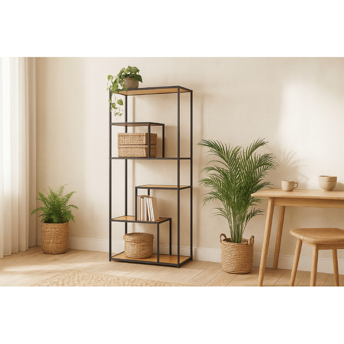 Стелаж Kontrasto 70 см x 170 см x 33 см, дуб