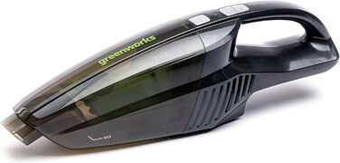 Акумуляторний ручний пилосос Greenworks G24HV, 24В, 2 швидкості, 2-фільтри, для вологого та сухого прибирання, без акумулятора та зарядного, зелений