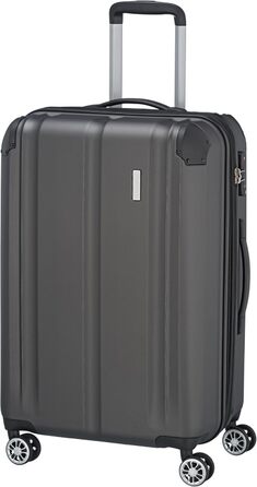 Чемодан Travelite City з 4 колесами, великий/середній, зелений (Anthrazit, набір валіз L/M)