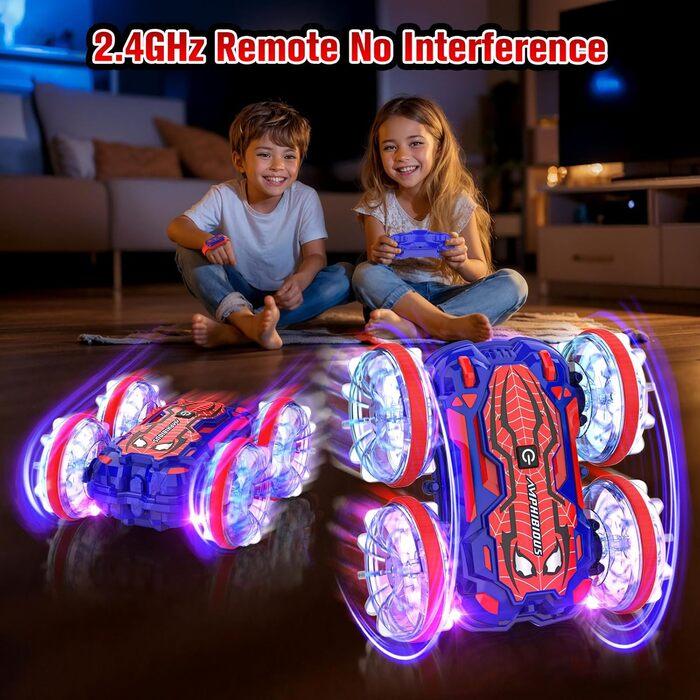 Позашляховик на радіокеруванні Monster Truck RC для хлопчика 6-12 років, блакитний - іграшковий автомобіль 2.4 GHz