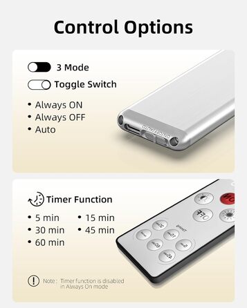 LED підсвітка для кухні EZVALO 23 см, сенсорна, з пультом, акумулятор 1600 mAh, USB зарядка, набір 3 шт, тепле світло