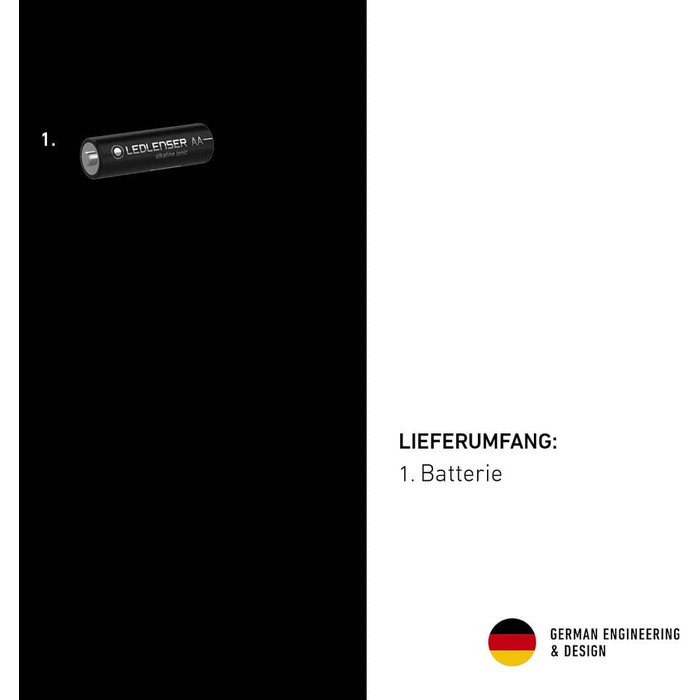 Ліхтарик Ledlenser P5 Core компактний LED, 150 лм, фокусування, 1x AA, 90 м, з батарейкою, акумуляторний