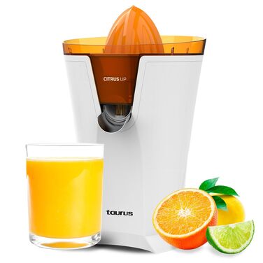 Цитрусовий прес електричний Taurus Citrus Compact 800 мл, білий - подвійний рух, BPA-free, компактний