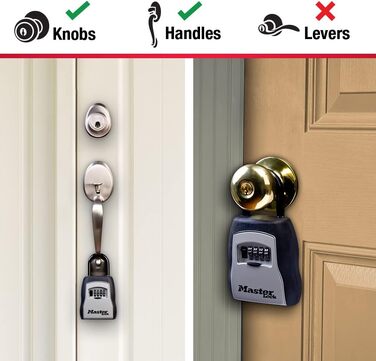 Сейф-бокс для ключів Master Lock 5415D Heavy Duty, цинковий, настінний (на 5 ключів)