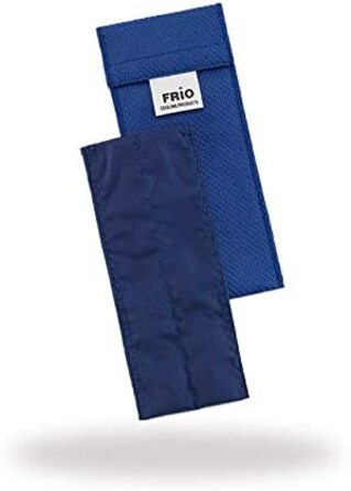 FRIO Сумка-холодильник для інсуліну, 18x6,5 см, синя, для 1 шприц-ручки, охолодження водою, без акумуляторів та електрики, багаторазова