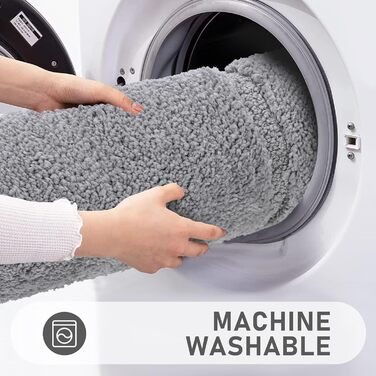Комплект килимків для ванної кімнати Pauwer Soft, 3-предметний нековзний килимок для ванни та килимок для туалету, абсорбуючий комплект килимків для душу, ванни та туалету, сірий