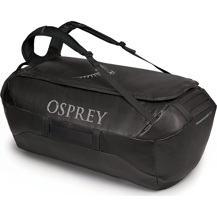 Osprey Transporter 120 л Унісекс дорожня сумка-дафл чорна, універсальний розмір