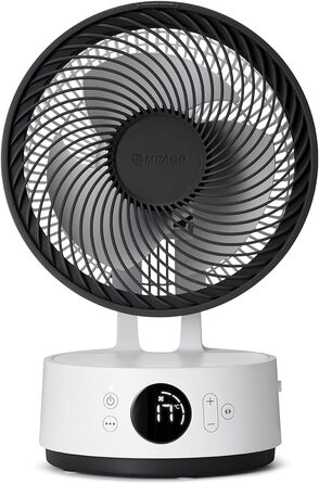 Вентилятор підлоговий MeacoFan Sefte® з пультом, 1150 м³/год, тихий (25 дБ), 3D-коливання, нічний режим, таймер, для спальні та вітальні, 3 роки гарантії