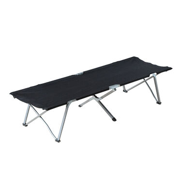 Outsunny Camp Bed Кемпінгове ліжко з сумкою чорне