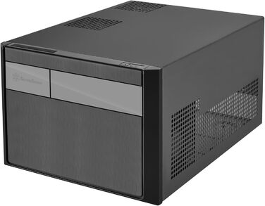 Комп'ютерний корпус SilverStone SST-SG11B Sugo Micro ATX Cube, чорний