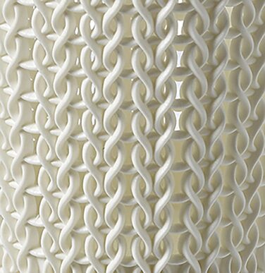 Кошик для білизни Curver KNIT 57 л, 45.2x34.1x61.4 см, білий Oasis, пластик